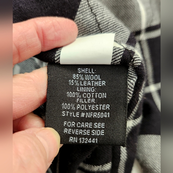 Wrangler Wool, Cotton & Leather Vest, 2018 NFR Las Vegas PRCA Gray Vest, Size S - Picture 16 of 16